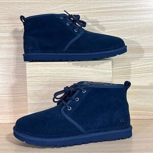 UGG Neumel Chukka Boots Navy Blue Shearling Lined Men’s 11